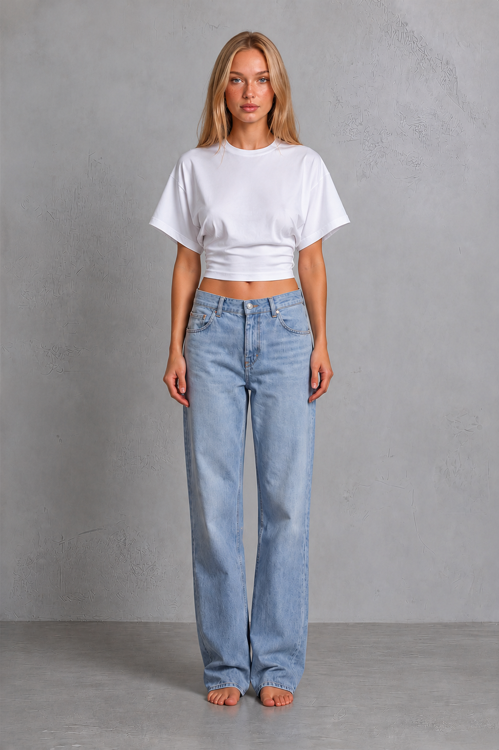 oversized crop tee