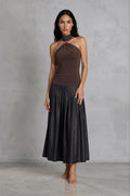 ring neck halter top