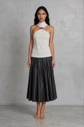ring neck halter top